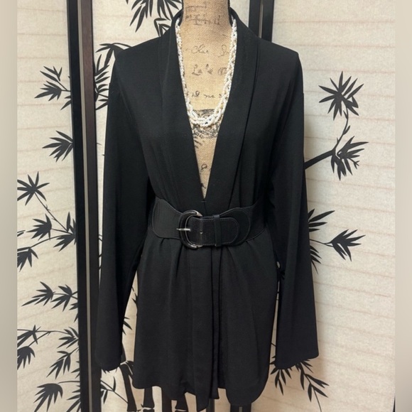 Dana Buchman Travel Anywhere Stylish Black Blazer Jacket Women’s Size XXL GUC - Picture 2 of 12